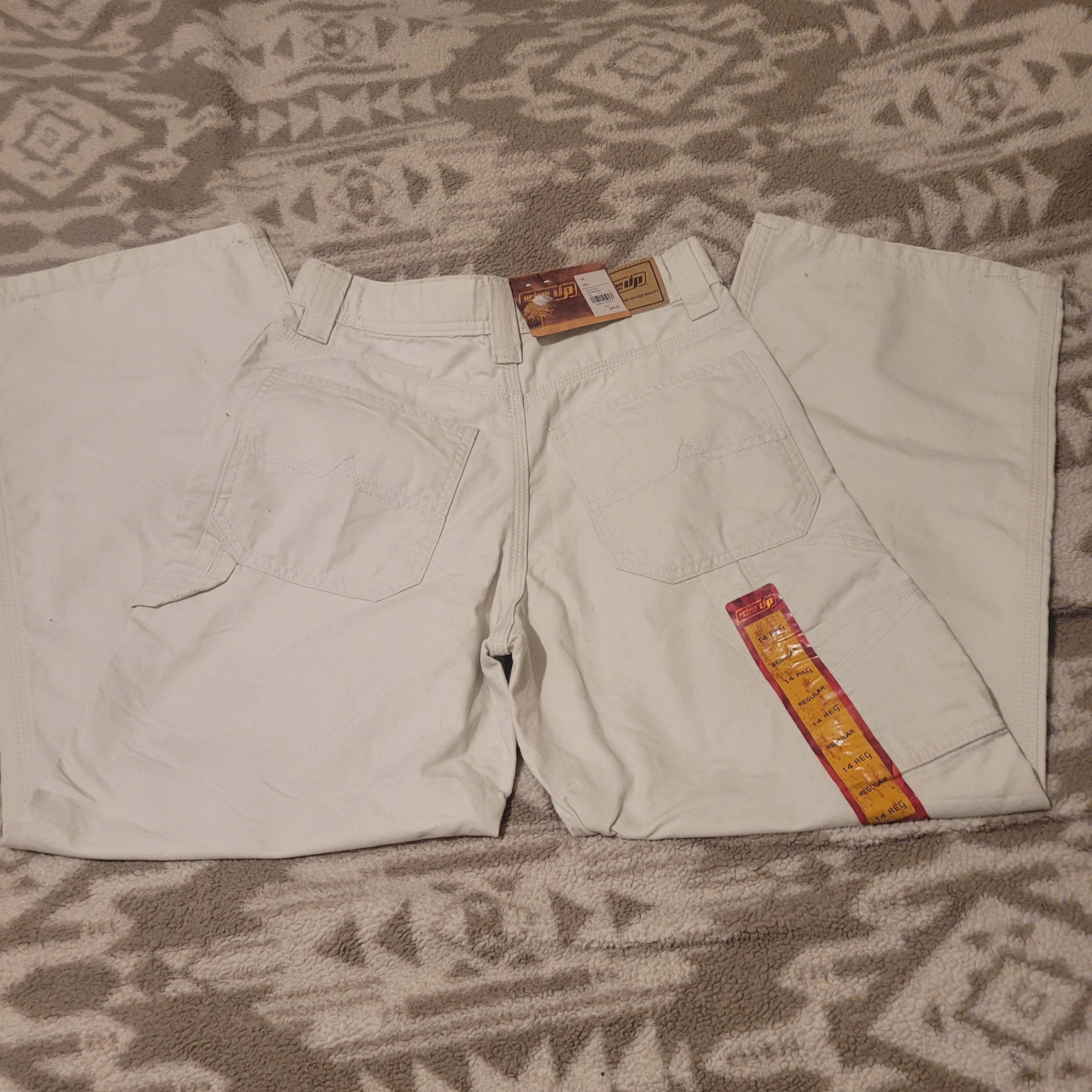Urban Pipeline Boys Light Beige Carpenter Fit Work Pants Size 14 Reg. — image 3 of 8